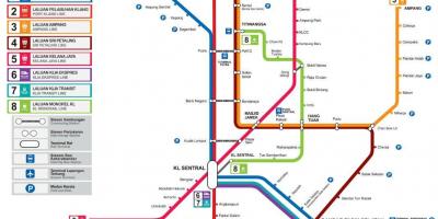 쿠알라룸푸르 기차역은 지도