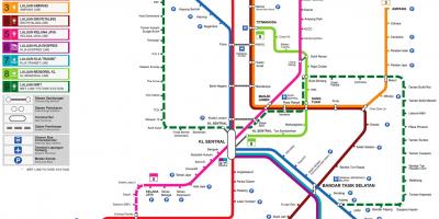 말레이시아 기차역 지도