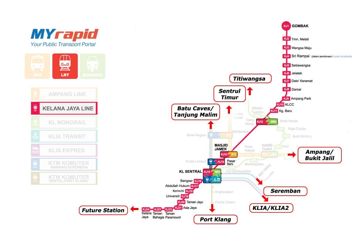 푸트 lrt 지도