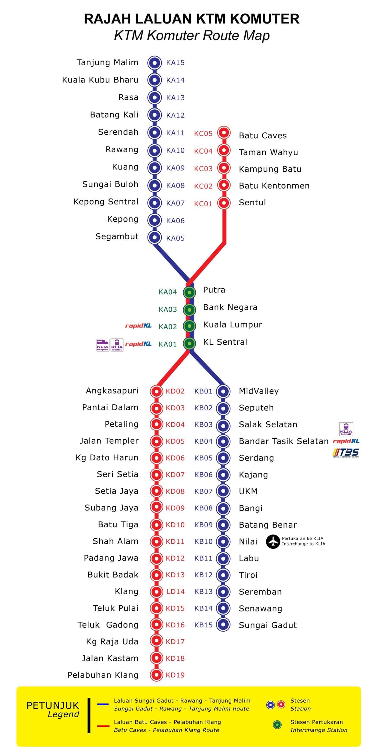 쿠알라룸푸르 ktm 지도