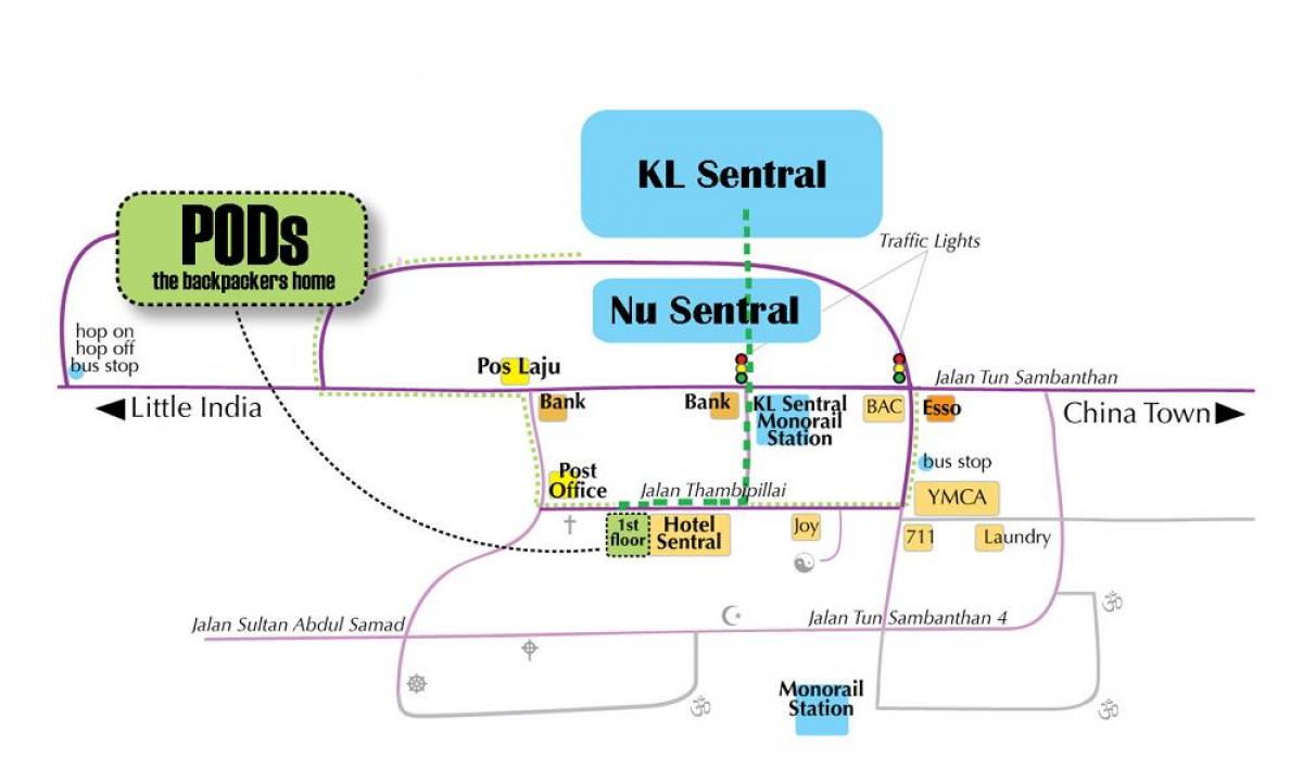 쿠알라룸푸르 bus station 지도