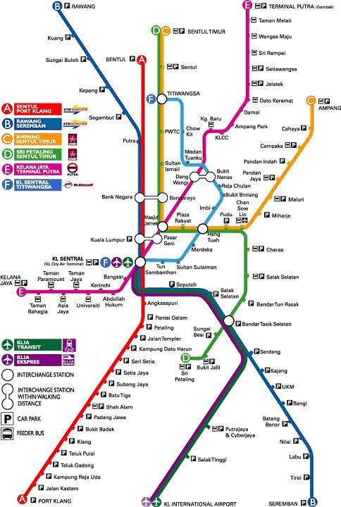 klia ekspres 지도