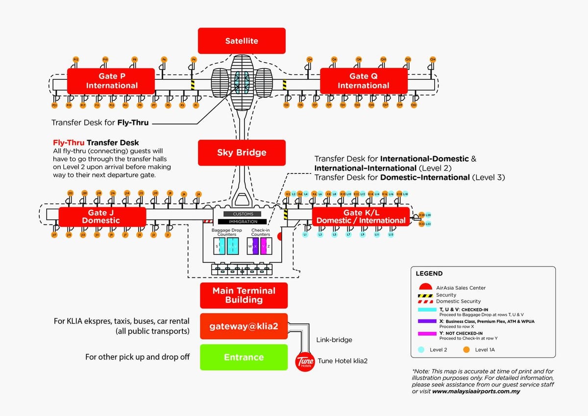 지도 klia2 공항