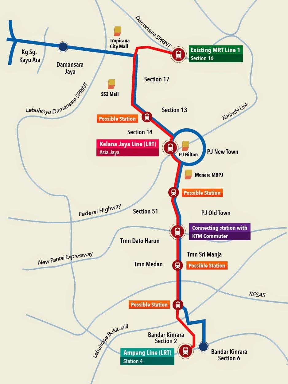 kelana jaya lrt station 지도