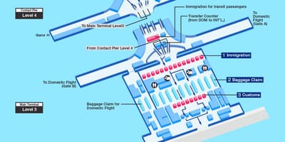 Klia 공항 터미 맵
