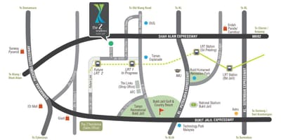 지도 bukit jalil 스타디움