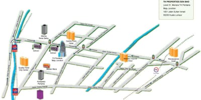 Jalan sultan 쿠알라룸푸르 지도