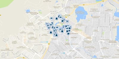 Kepong 쿠알라룸푸르 지도