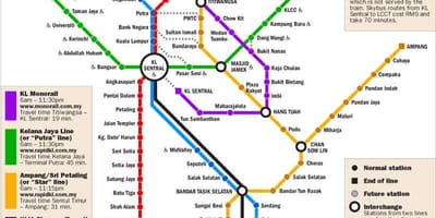 Kl 교통 지도 2016