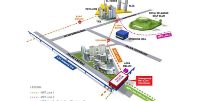 Klcc lrt station 지도