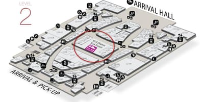 Klia2 착 지도